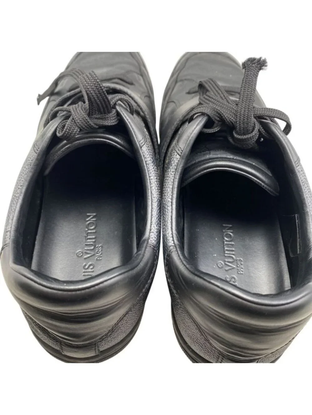 Louis Vuitton Graphite Low Cut Sneakers Size 7 Em0441 - Picture 7 of 13